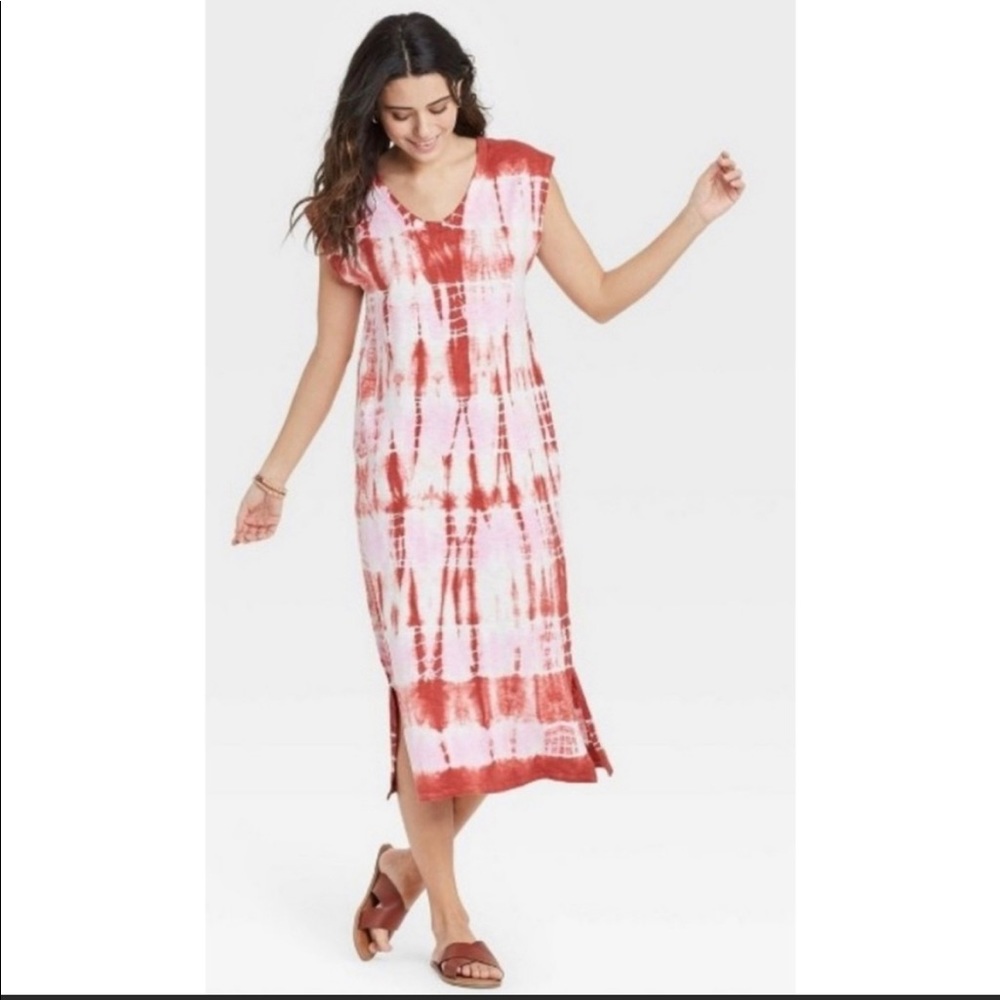 Universal Thread Target tie-dye maxi midi dress S